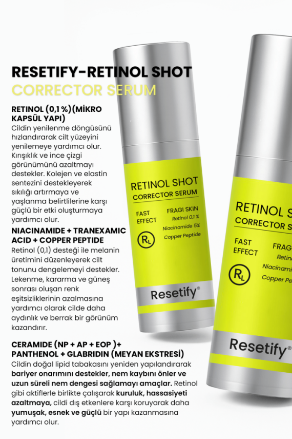 RESETIFY Retinol Shot Tightening Serum 30 ML - 2